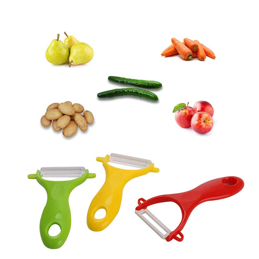 Keramikschäler – 3 Farben für Obst & Gemüse