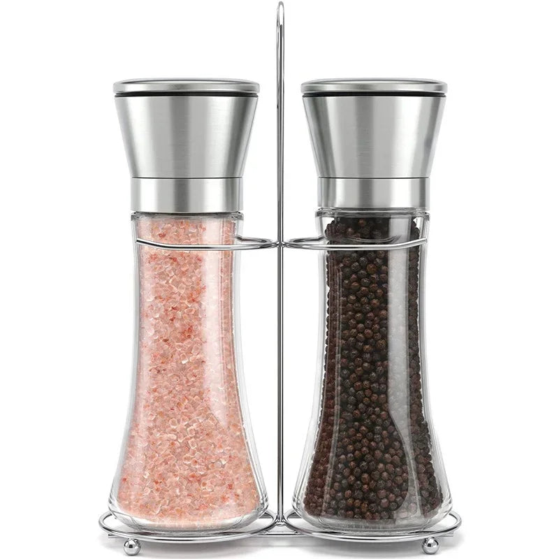 Pfeffermühle aus Edelstahl – 180/200ML Glasbehälter